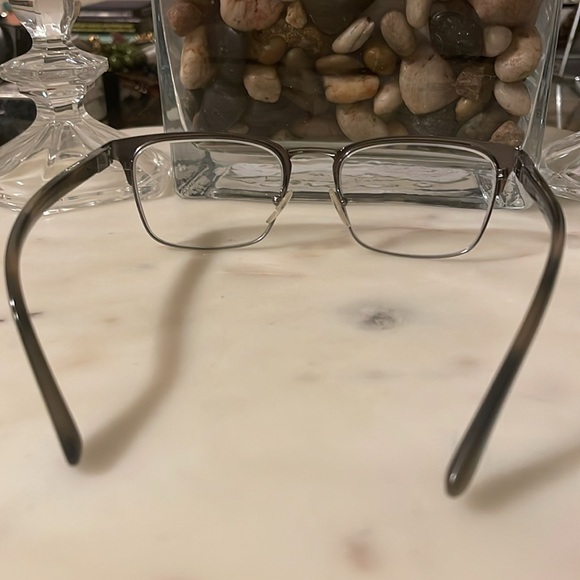 PRADA Matte Black/Silver Eyeglasses Frames - Picture 5 of 11